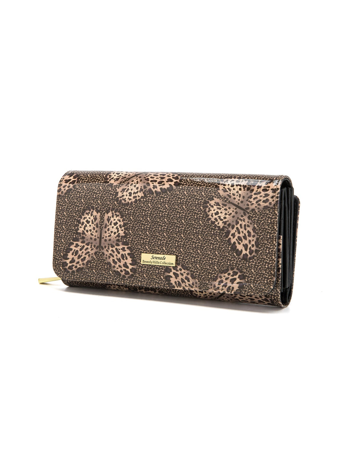 BINDI LARGE  PATENT LEATHER WALLET WITH RFID-WSF3101-SALE