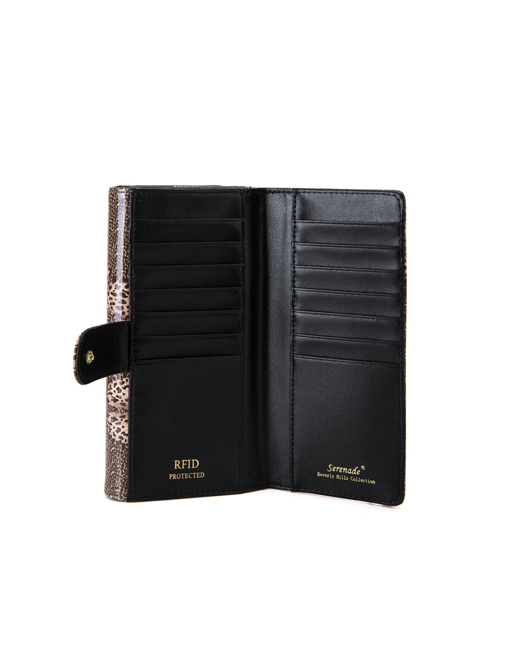 BINDI LARGE  PATENT LEATHER WALLET WITH RFID-WSF3101-SALE