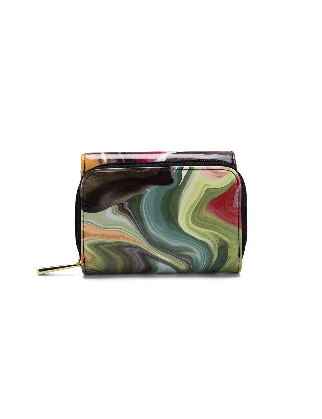 AUTUMN AURORA SML PATENT LEATHER WALLET WITH RFID-WSF3303