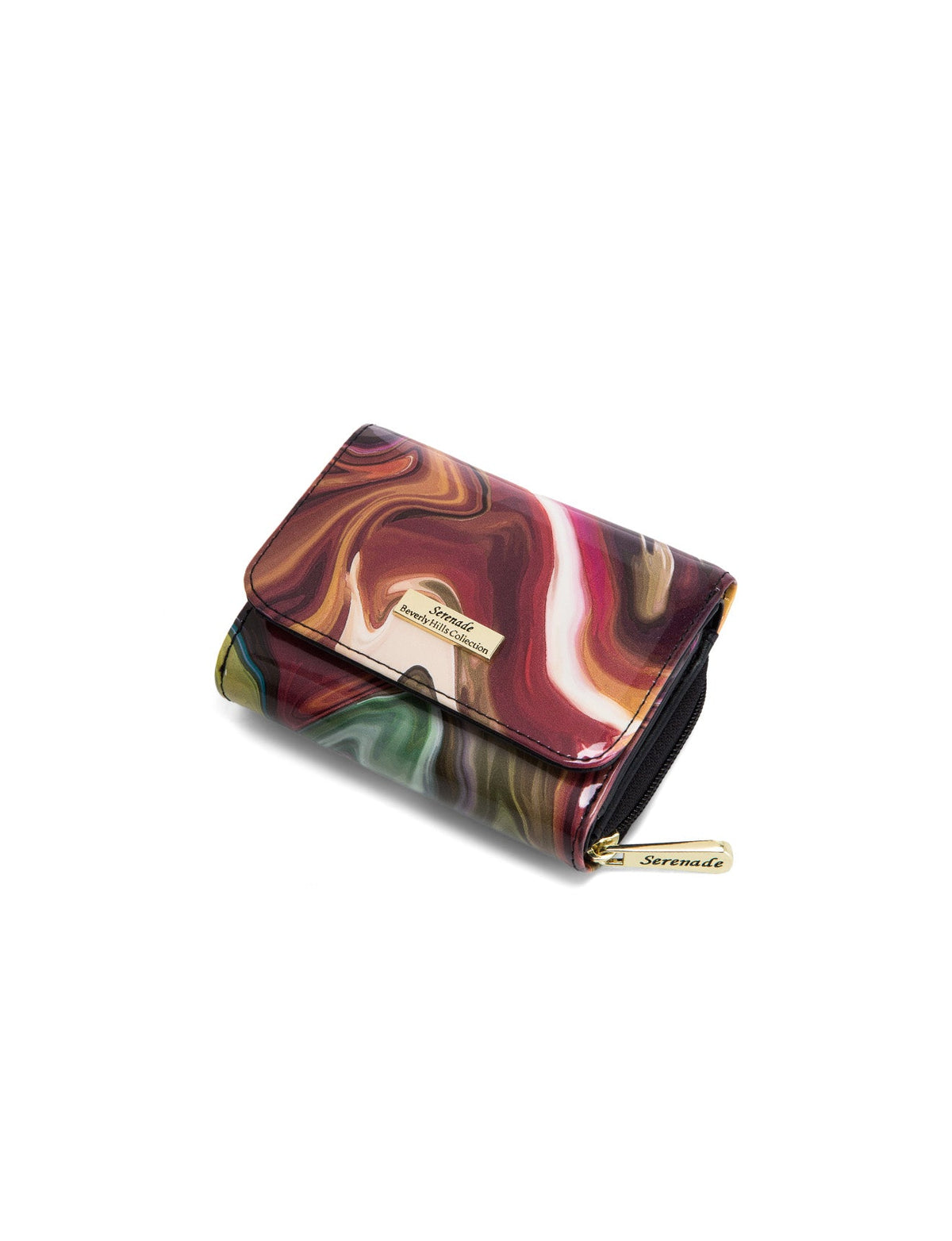 AUTUMN AURORA SML PATENT LEATHER WALLET WITH RFID-WSF3303