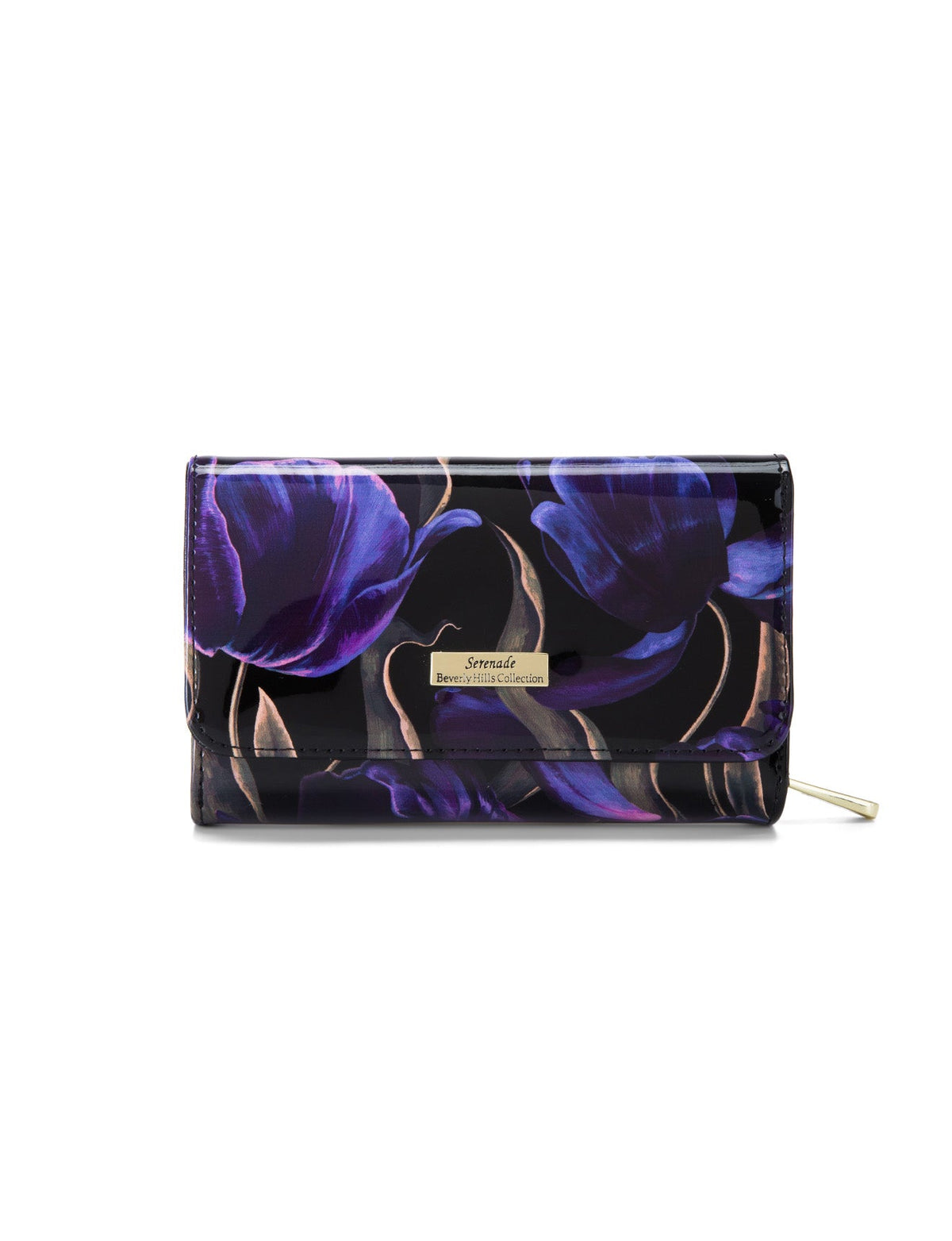 LISSE MEDIUM PATENT LEATHER WALLET WITH RFID-WSF3702