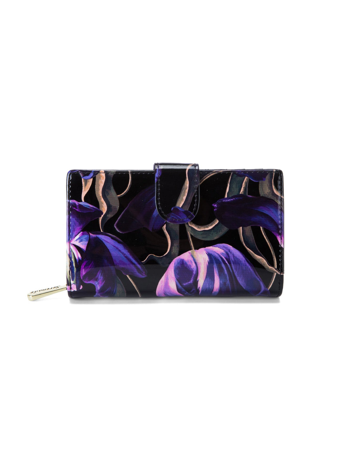 LISSE MEDIUM PATENT LEATHER WALLET WITH RFID-WSF3702