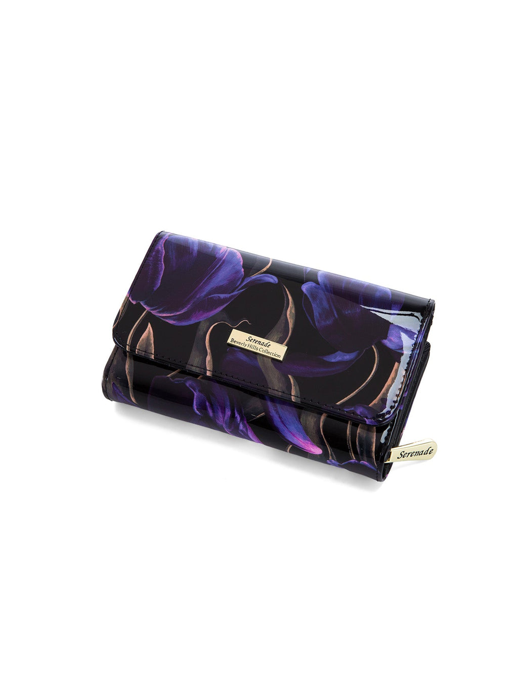 LISSE MEDIUM PATENT LEATHER WALLET WITH RFID-WSF3702