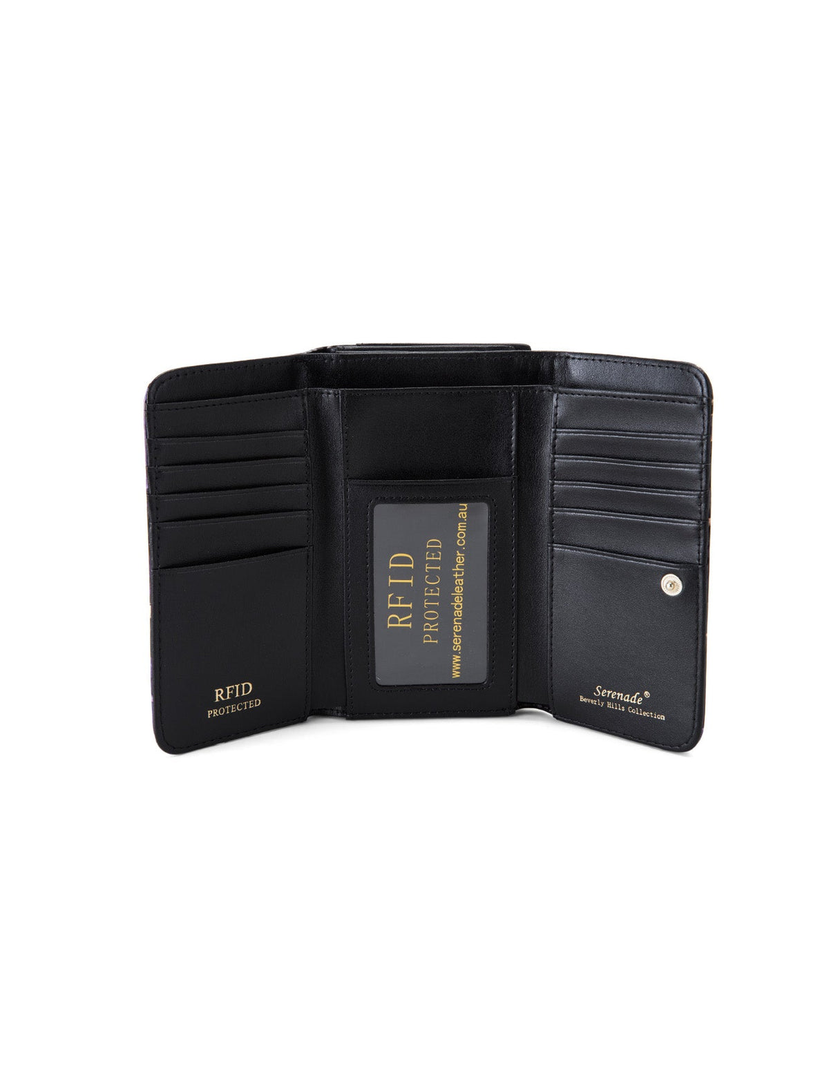 LISSE MEDIUM PATENT LEATHER WALLET WITH RFID-WSF3702