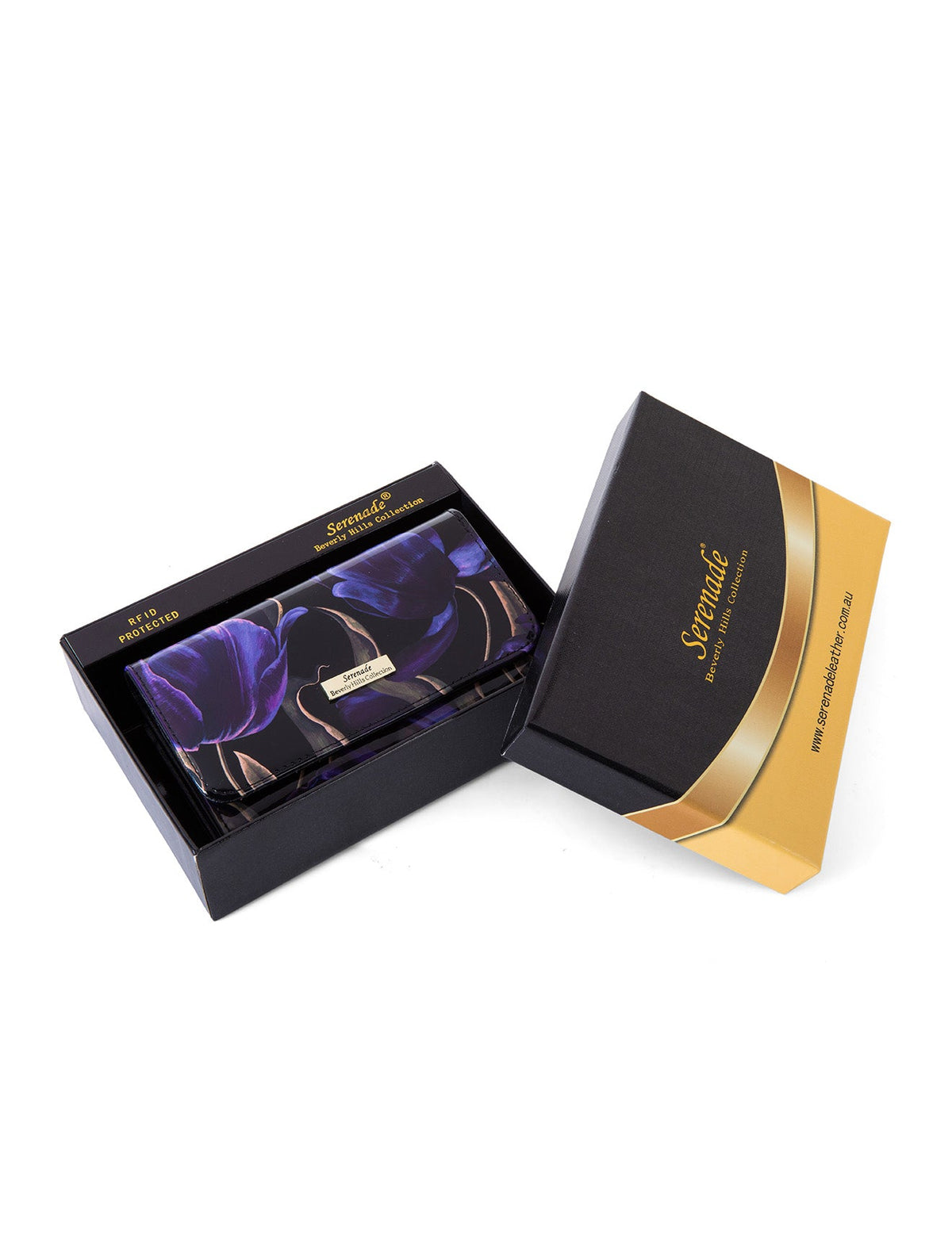 LISSE MEDIUM PATENT LEATHER WALLET WITH RFID-WSF3702
