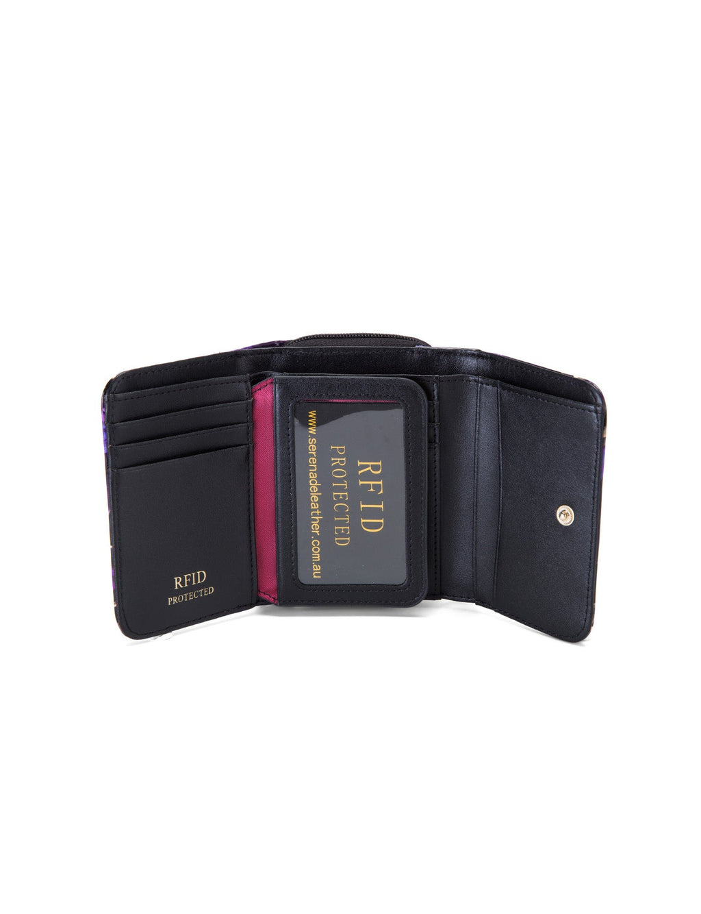 LISSE SML PATENT LEATHER WALLET WITH RFID-WSF3703