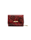 ROSE BUDS SML PATENT LEATHER WALLET WITH RFID- WSF3803