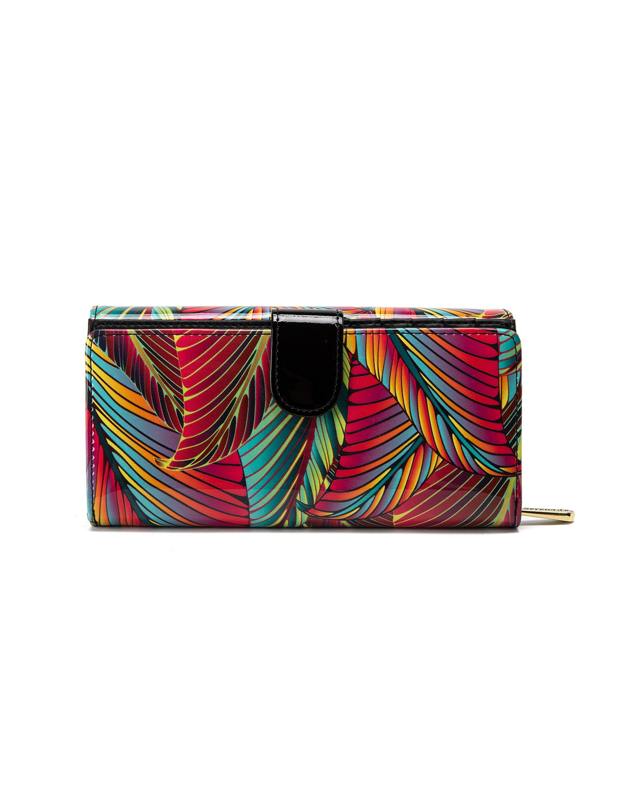 AMAZON LARGE  PATENT LEATHER WALLET WITH RFID- WSF3901