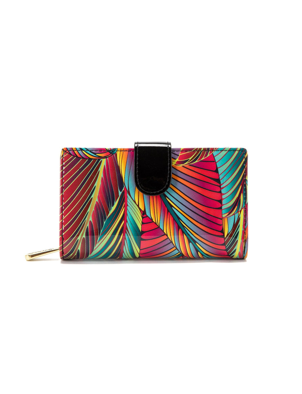 AMAZON MEDIUM PATENT LEATHER WALLET WITH RFID- WSF3902