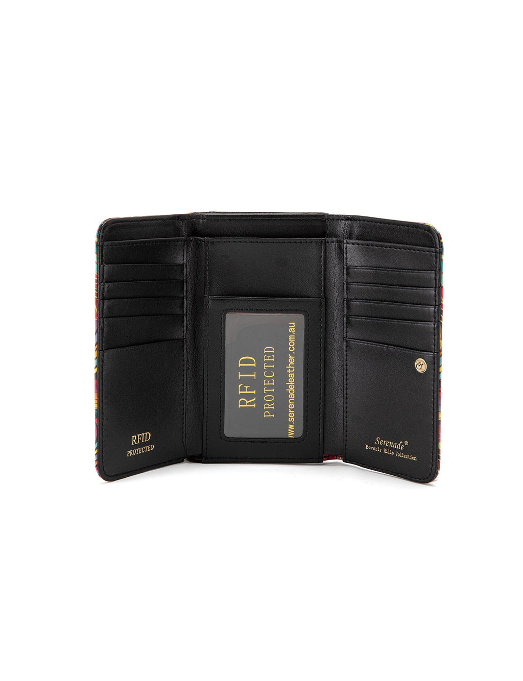 AMAZON MEDIUM PATENT LEATHER WALLET WITH RFID- WSF3902