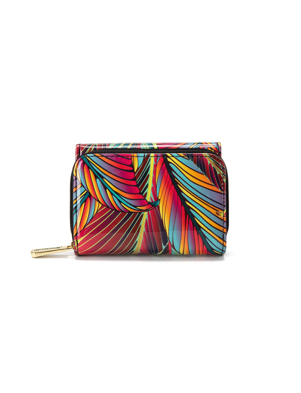 AMAZON SML PATENT LEATHER WALLET WITH RFID- WSF3903