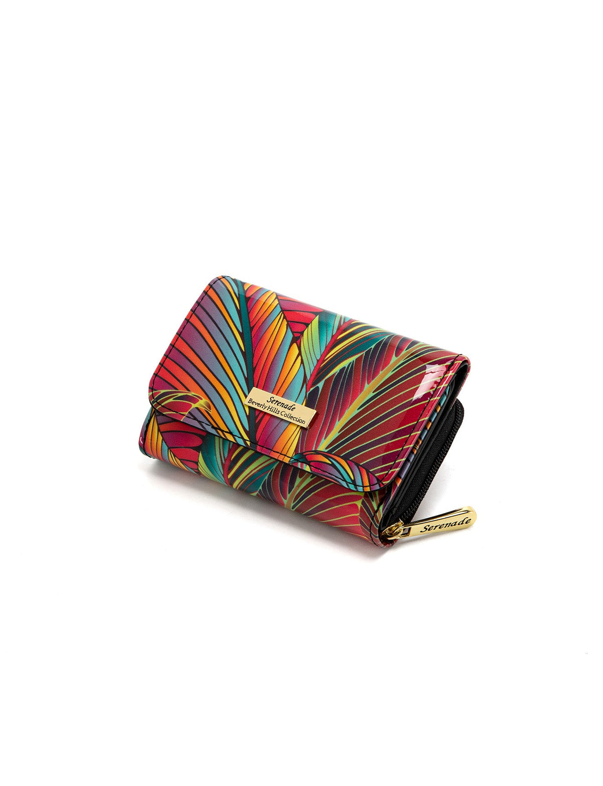 AMAZON SML PATENT LEATHER WALLET WITH RFID- WSF3903
