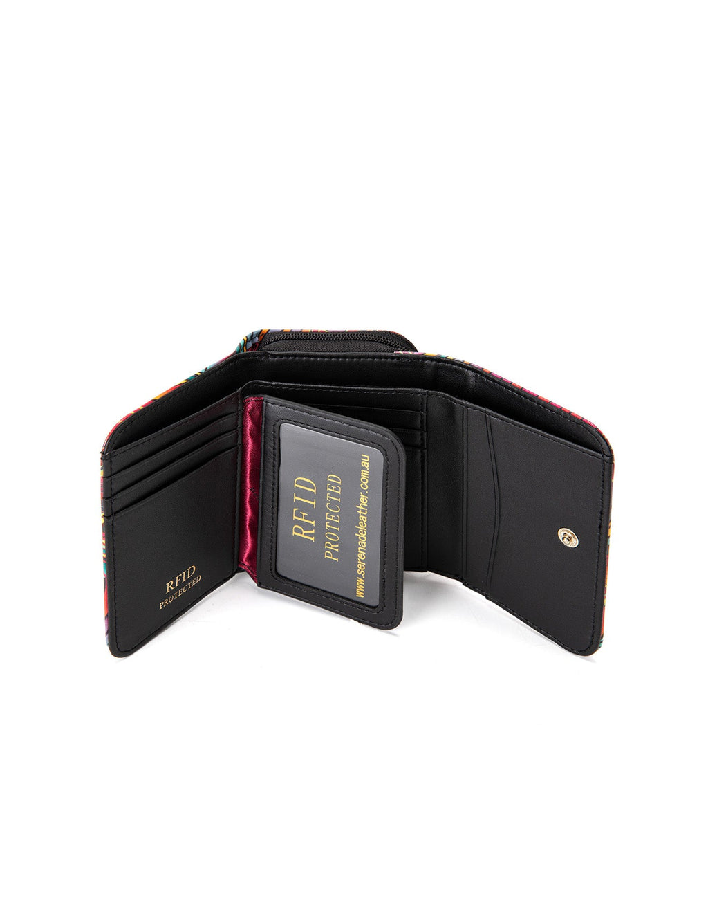 AMAZON SML PATENT LEATHER WALLET WITH RFID- WSF3903