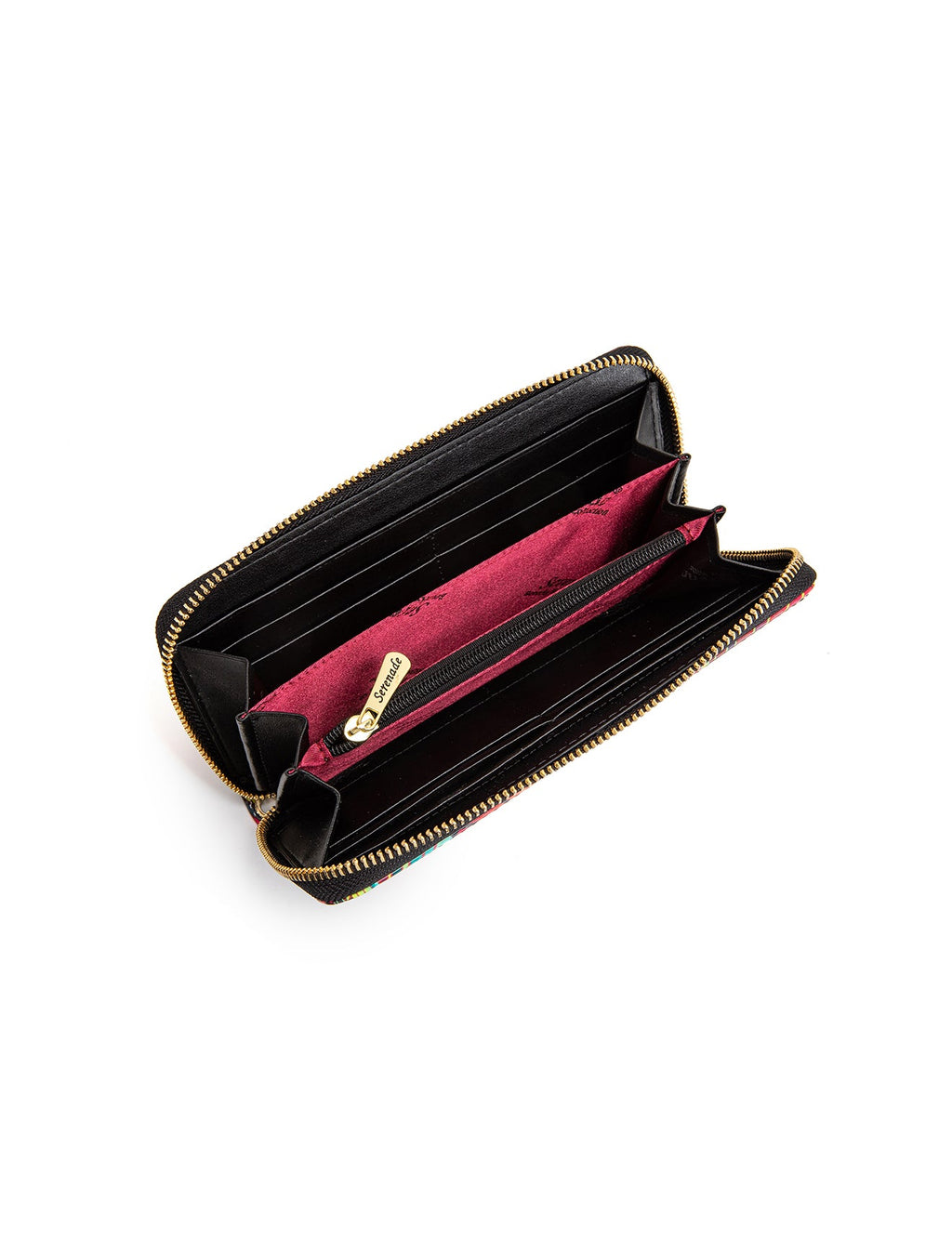 AMAZON ZIP AROUND LEATHER RFID WALLET- WSF3916
