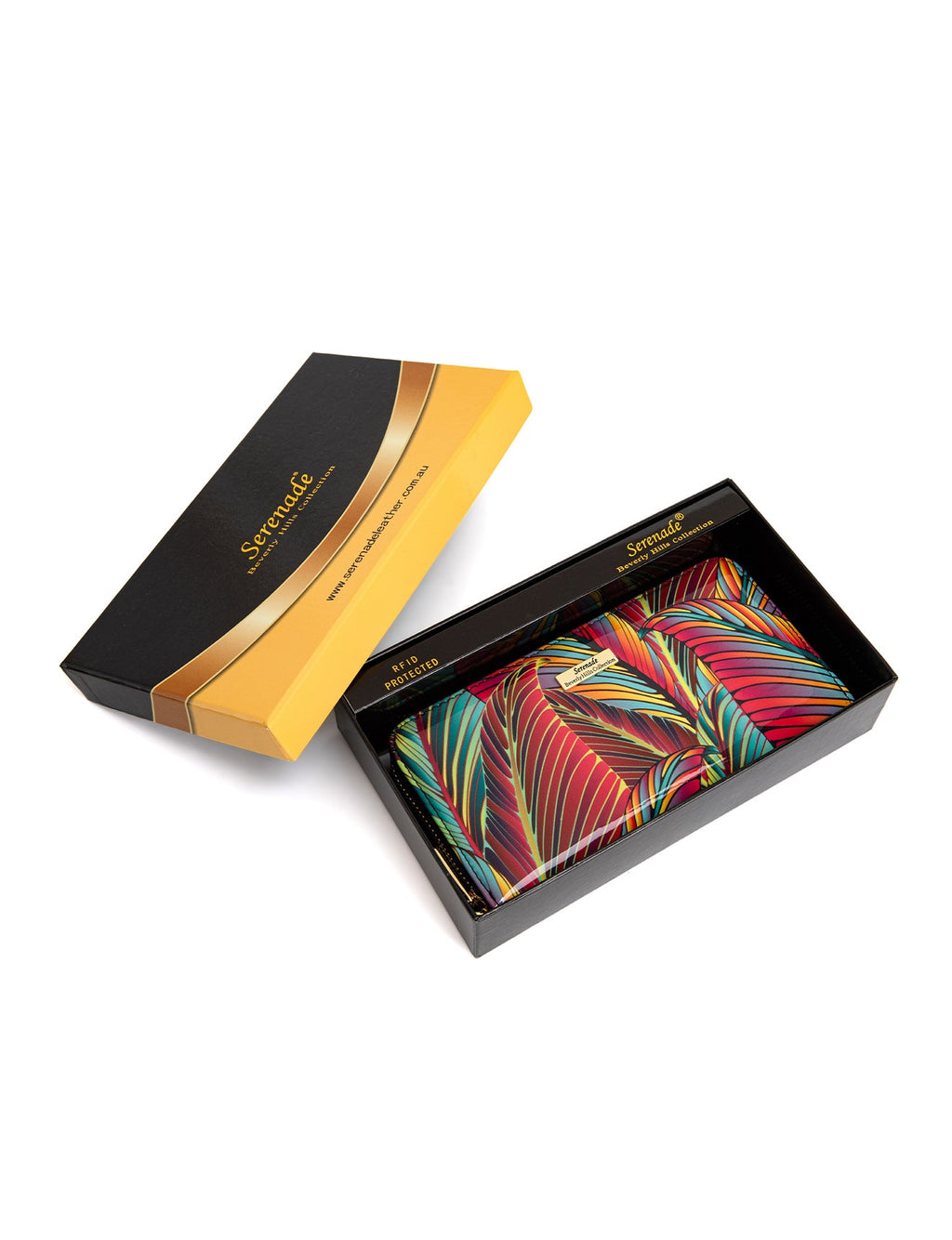 AMAZON ZIP AROUND LEATHER RFID WALLET- WSF3916
