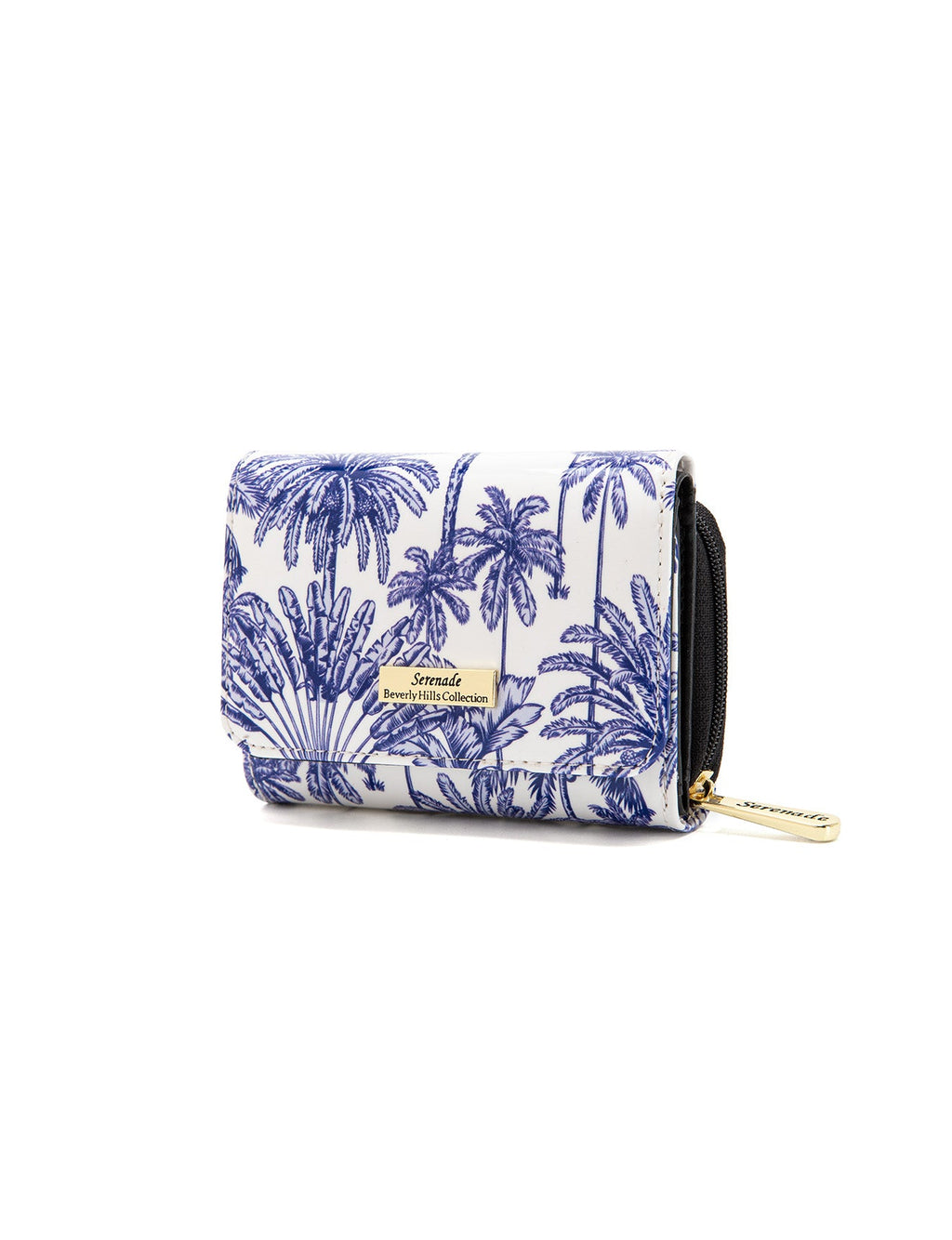 PALMS SML PATENT LEATHER WALLET WITH RFID- WSF4003
