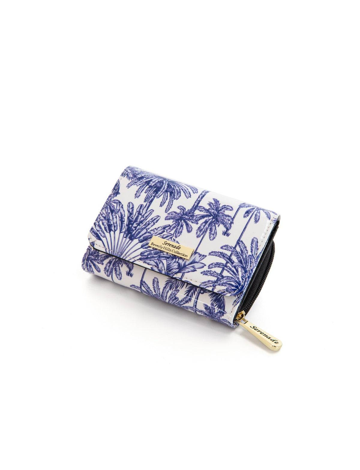 PALMS SML PATENT LEATHER WALLET WITH RFID- WSF4003