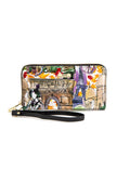 PARISIAN ZIP AROUND LEATHER RFID WALLET- WSF4216