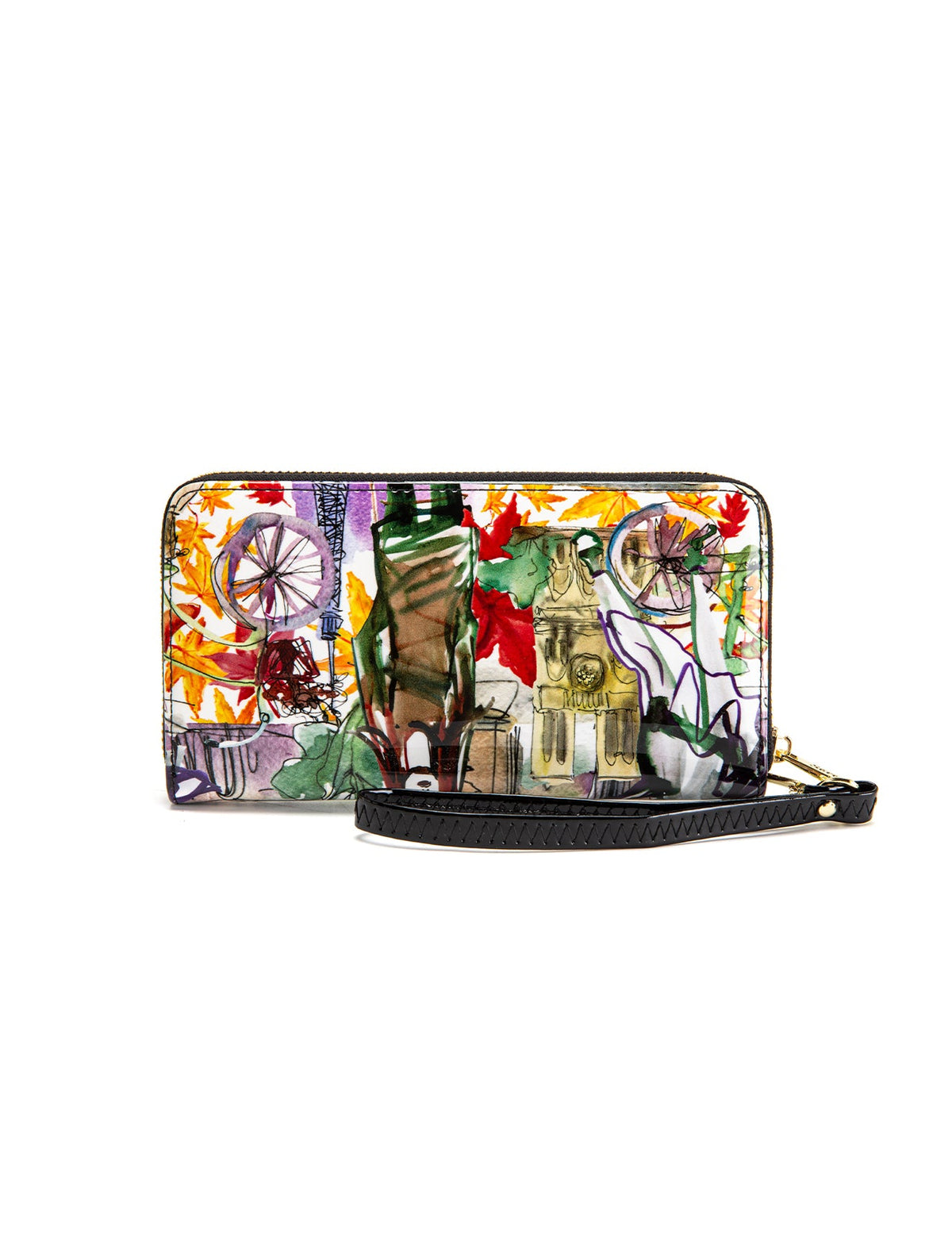 PARISIAN ZIP AROUND LEATHER RFID WALLET- WSF4216