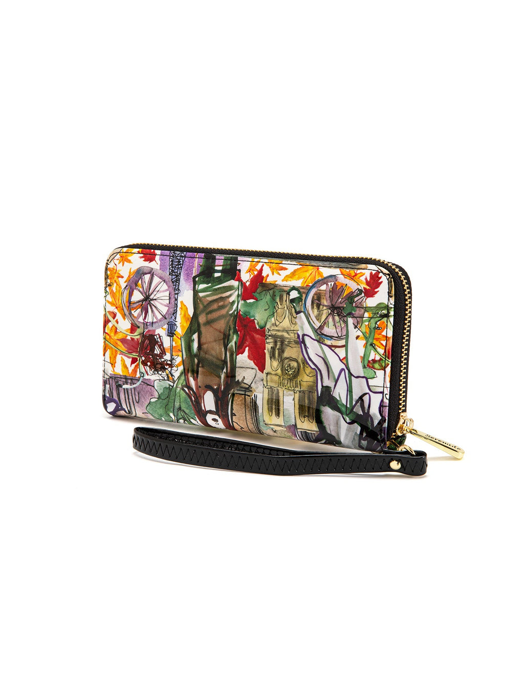 PARISIAN ZIP AROUND LEATHER RFID WALLET- WSF4216