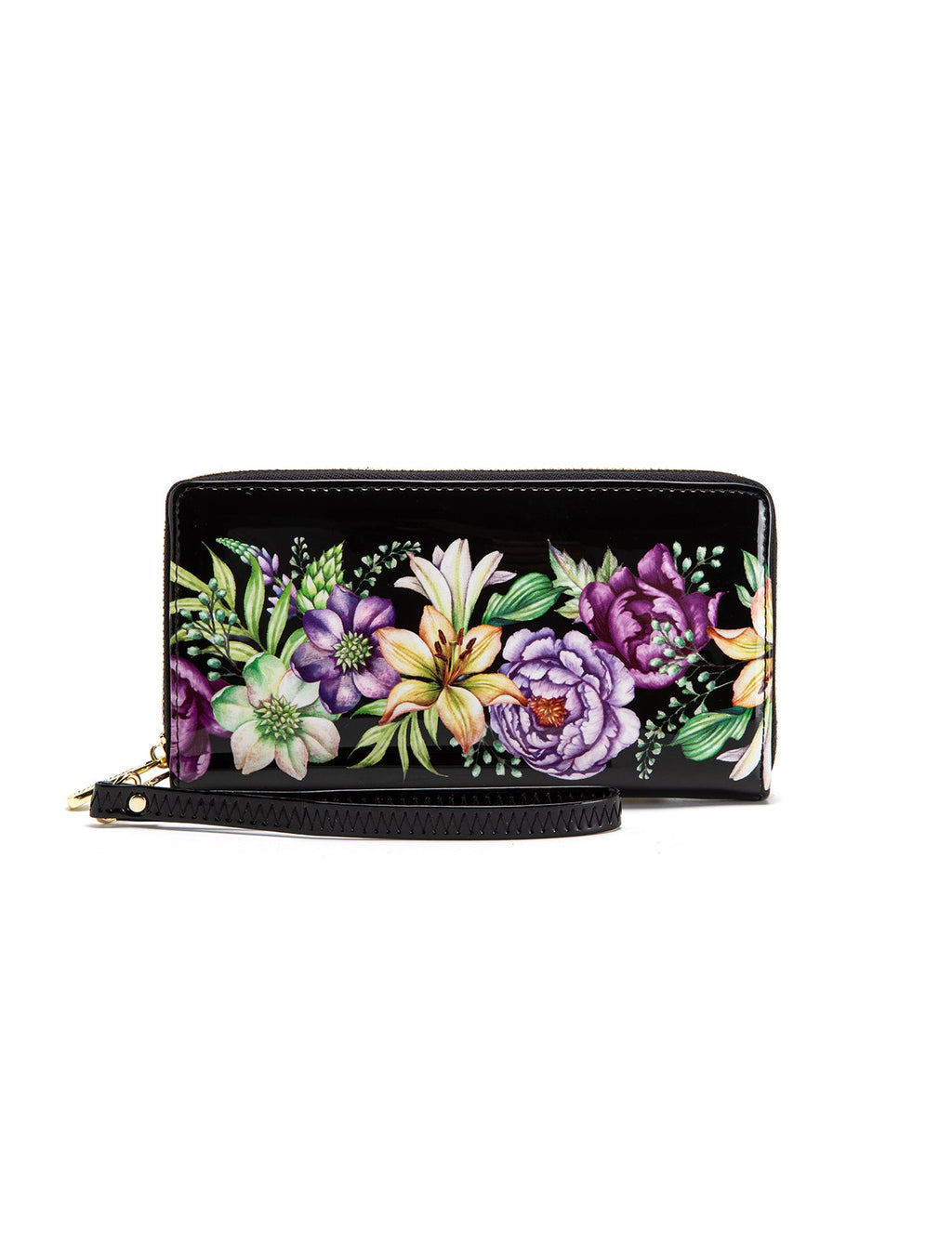 AMBRETTA ZIP AROUND LEATHER RFID WALLET- WSF4316