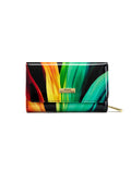 FLAME MEDIUM PATENT LEATHER WALLET WITH RFID- WSF4402