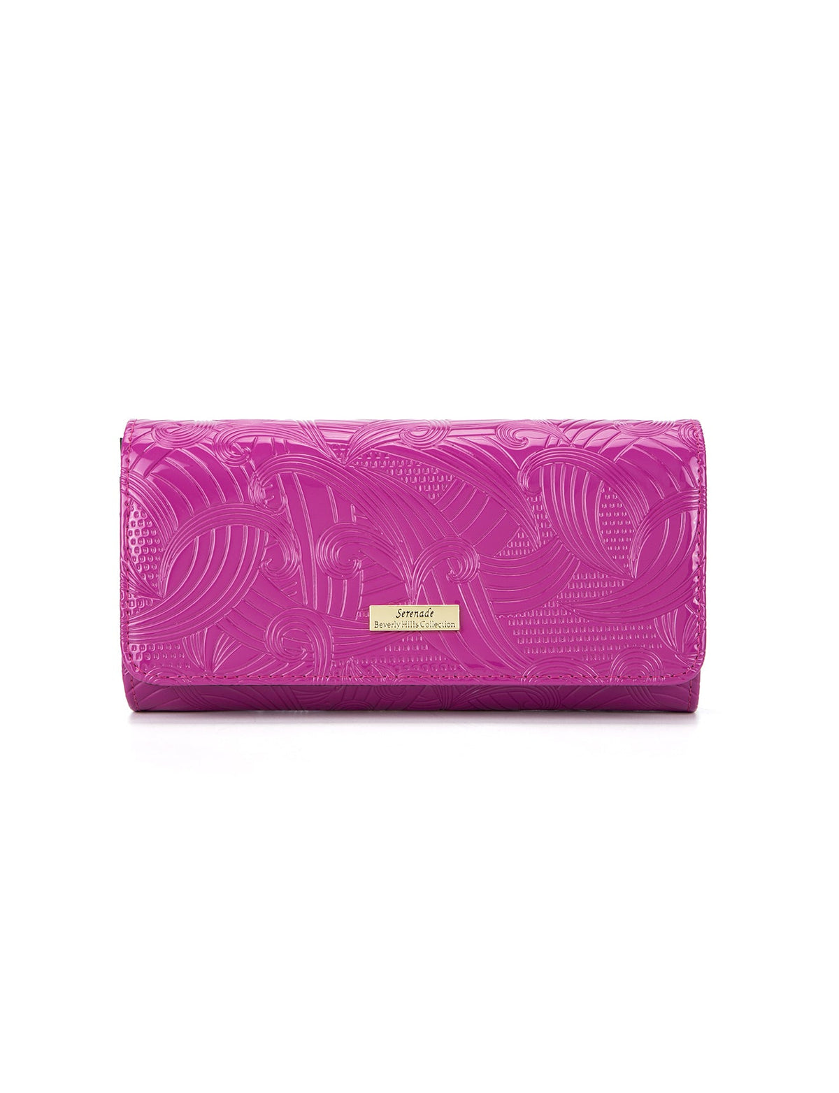 AMIRA LARGE  PATENT LEATHER WALLET WITH RFID-WSF4501-MAG