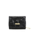AMIRA SML PATENT LEATHER WALLET WITH RFID- WSF4503-BLK