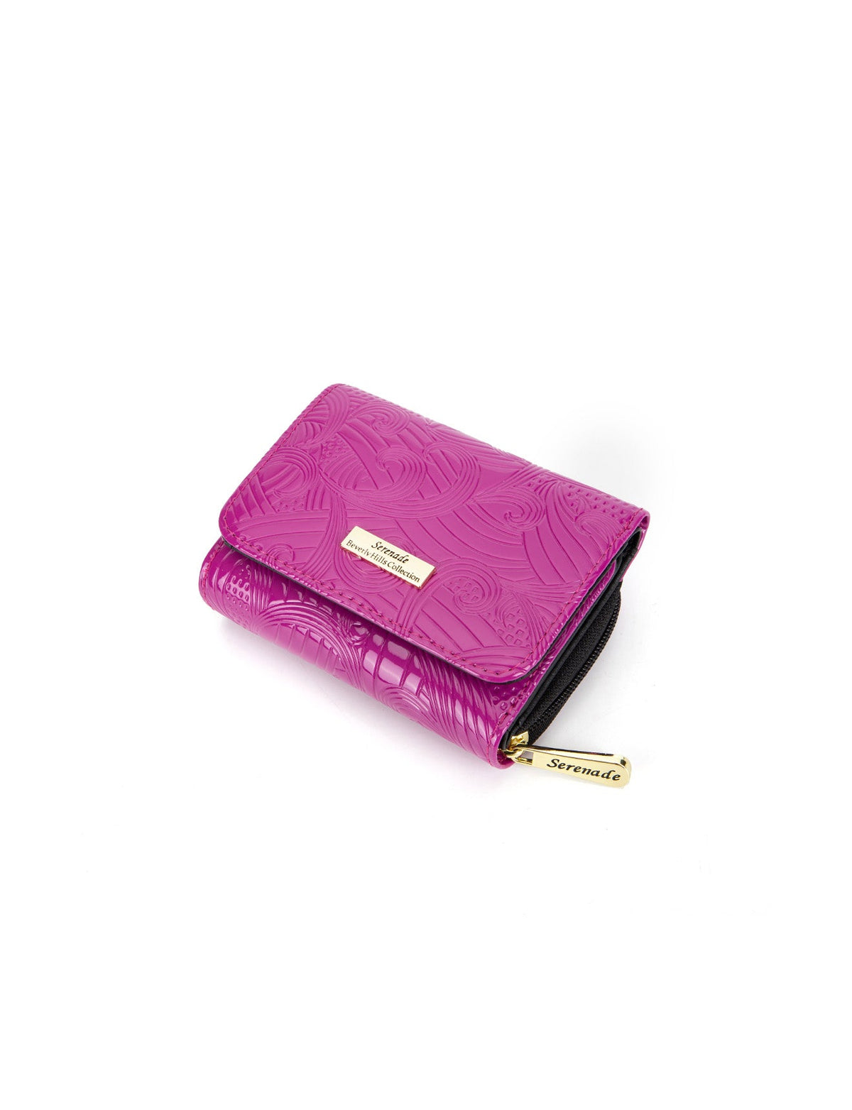 AMIRA SML PATENT LEATHER WALLET WITH RFID- WSF4503-MAG