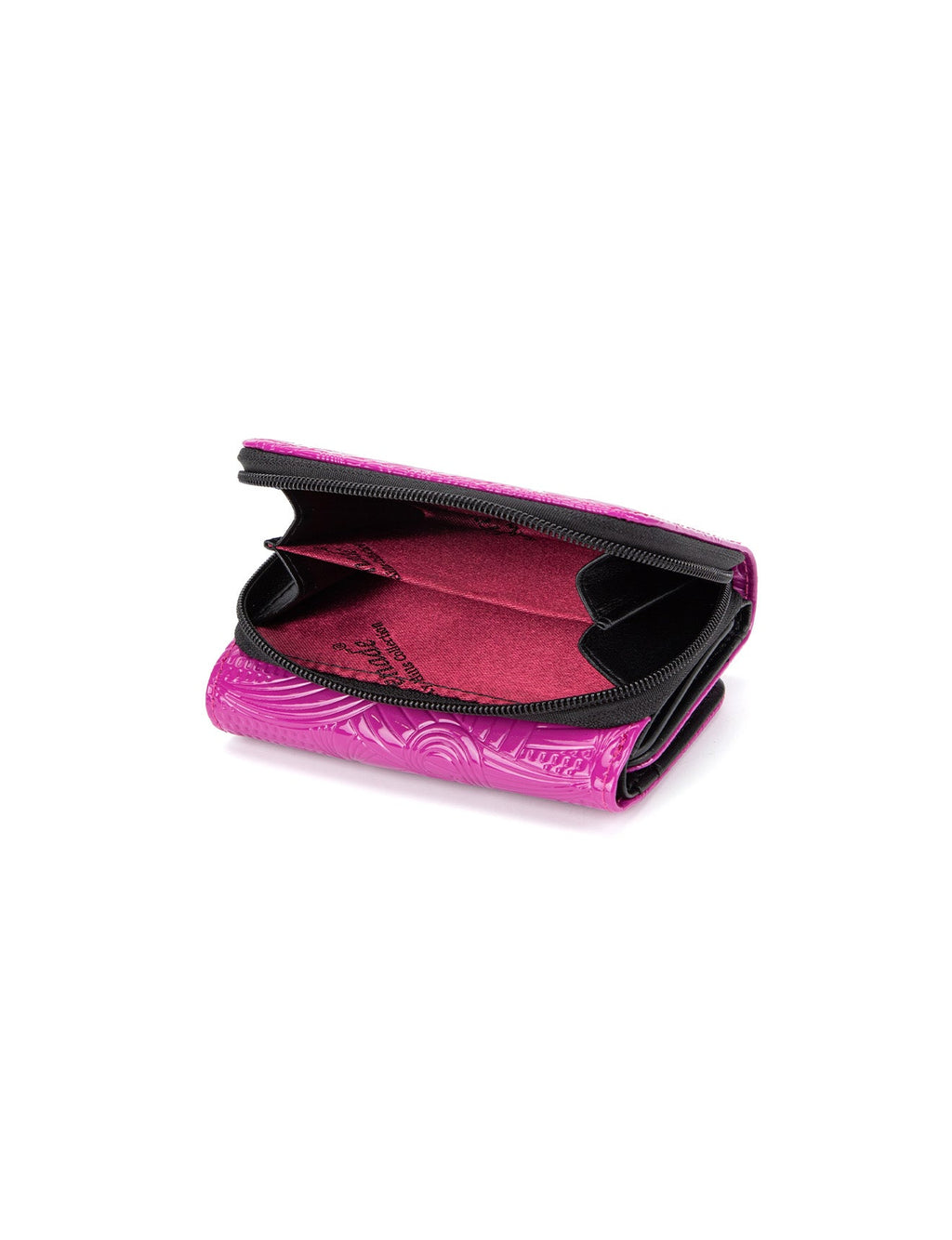 AMIRA SML PATENT LEATHER WALLET WITH RFID- WSF4503-MAG