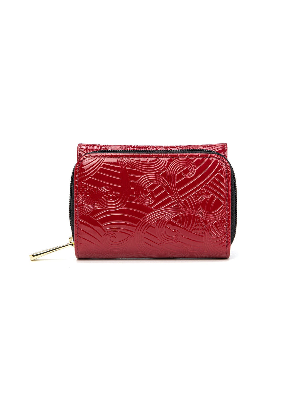 AMIRA SML PATENT LEATHER WALLET WITH RFID- WSF4503-RED- NEW IN