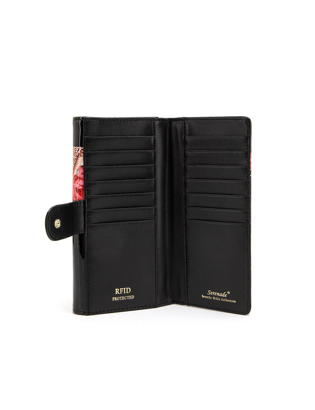MABEL LARGE  PATENT LEATHER WALLET WITH RFID- WSF4601