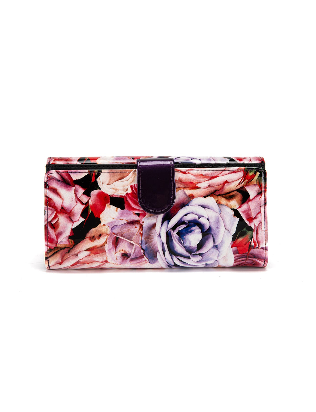 ROSEMARIE LARGE  PATENT LEATHER WALLET WITH RFID- WSF4701