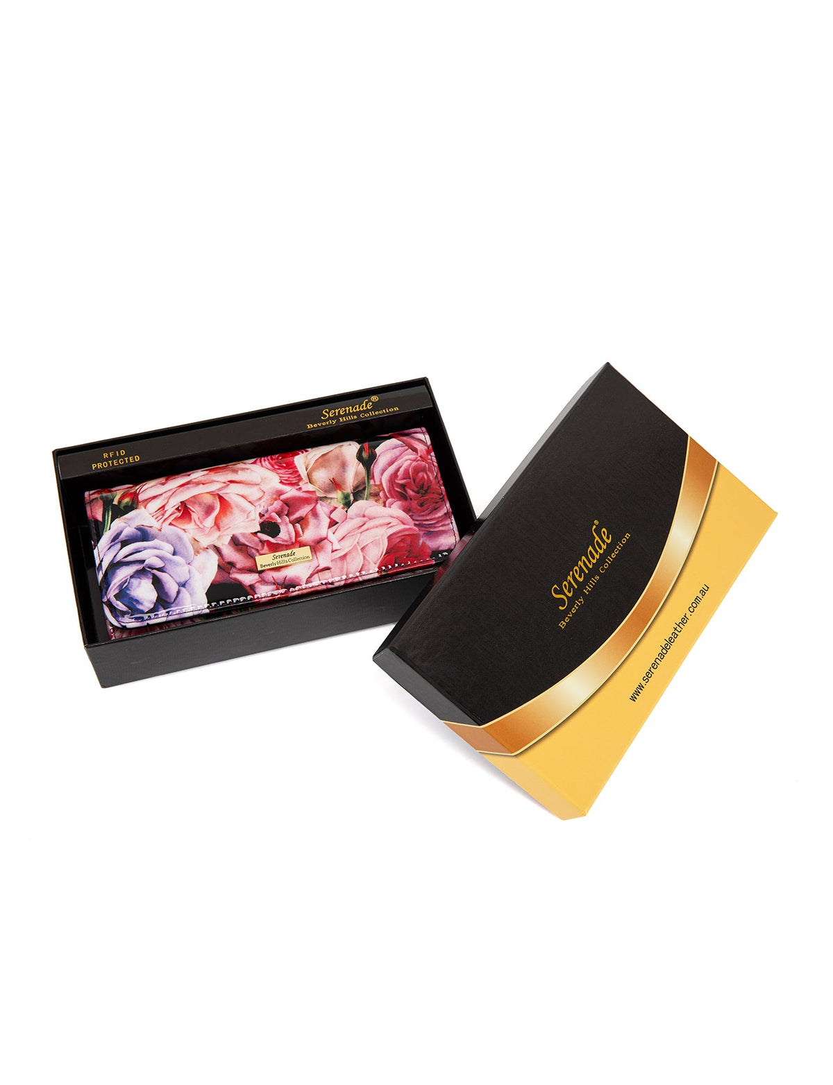 ROSEMARIE LARGE  PATENT LEATHER WALLET WITH RFID- WSF4701