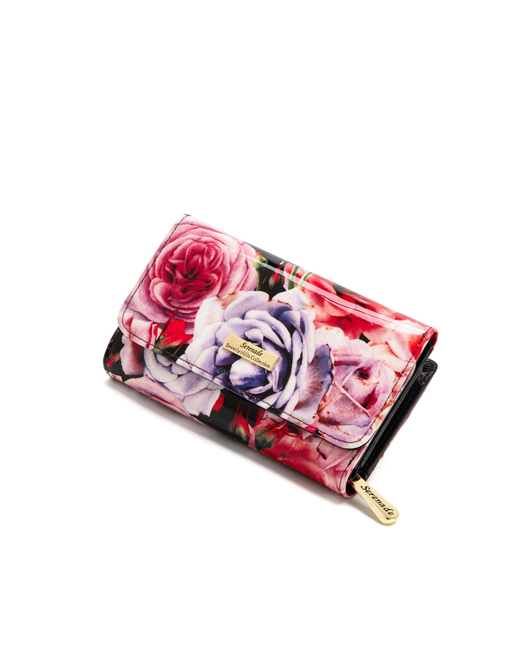 ROSEMARIE MEDIUM PATENT LEATHER WALLET WITH RFID- WSF4702
