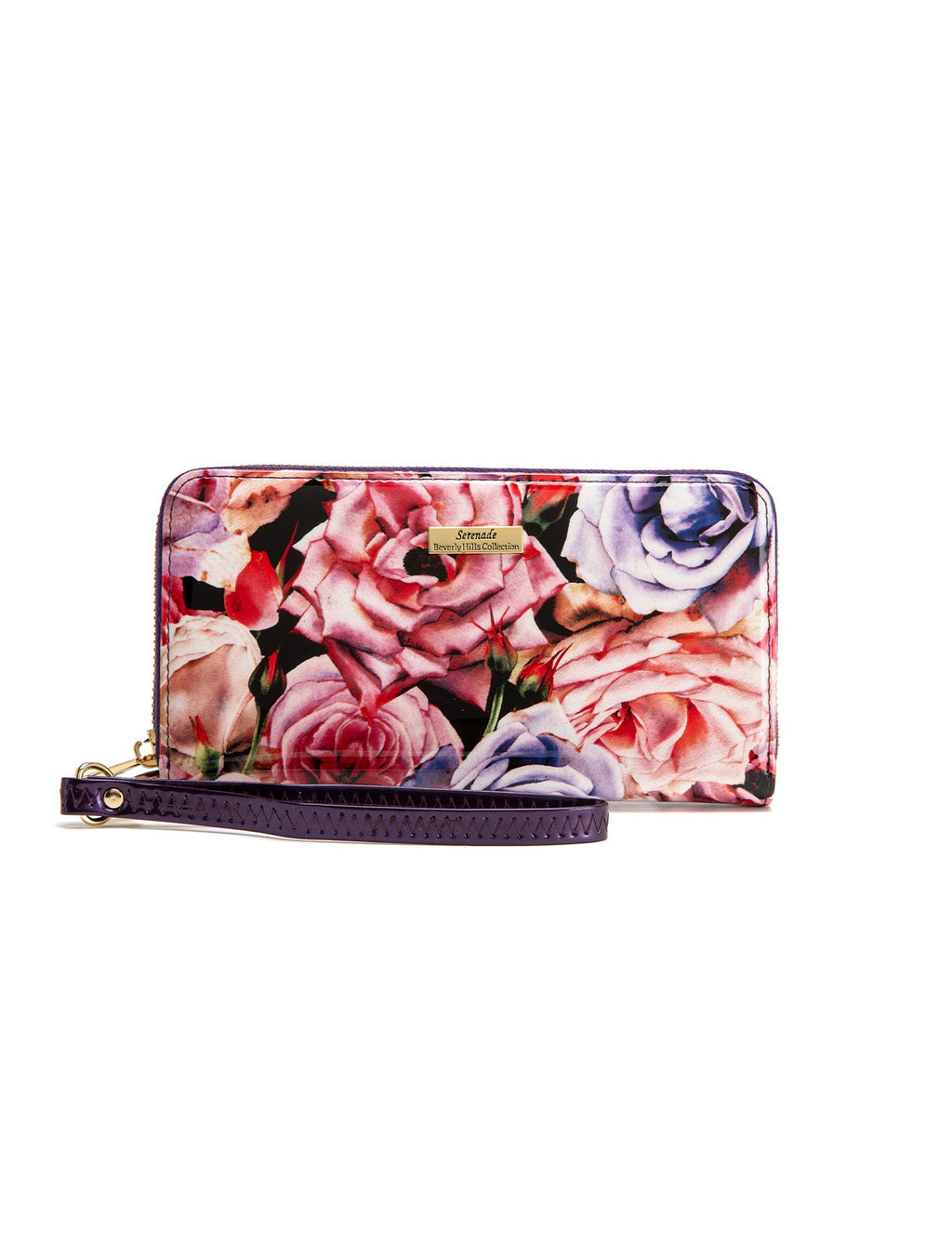 ROSEMARIE ZIP AROUND LEATHER RFID WALLET- WSF4716
