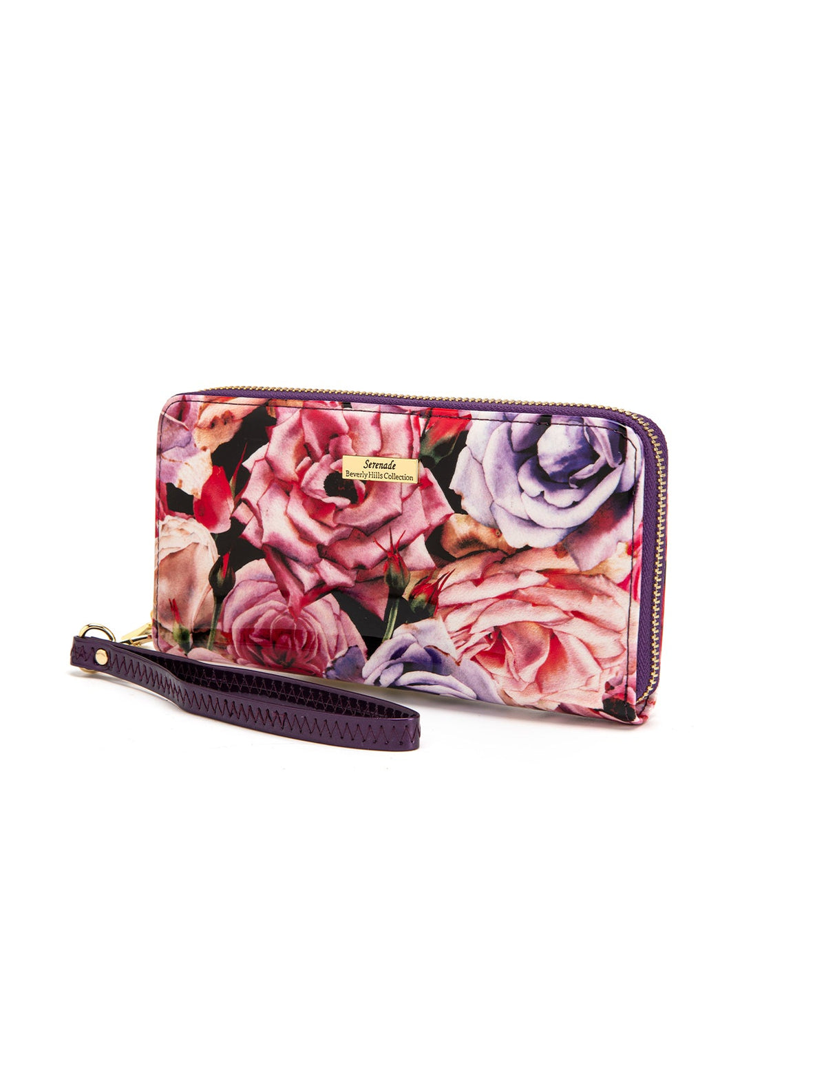 ROSEMARIE ZIP AROUND LEATHER RFID WALLET- WSF4716
