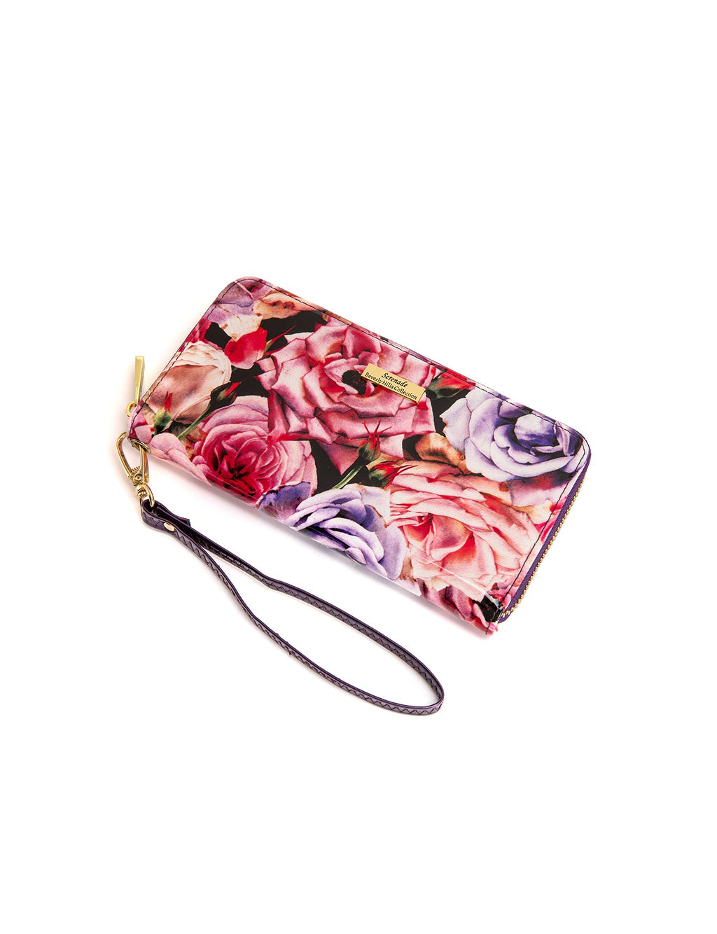 ROSEMARIE ZIP AROUND LEATHER RFID WALLET- WSF4716