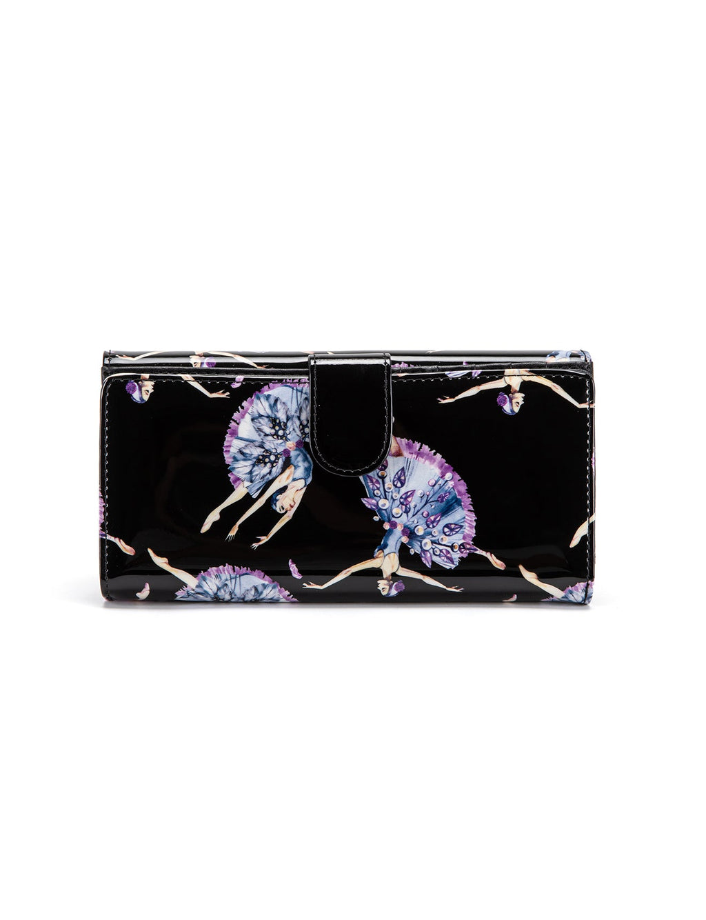 BALLERINA LARGE  PATENT LEATHER WALLET WITH RFID- WSF4801