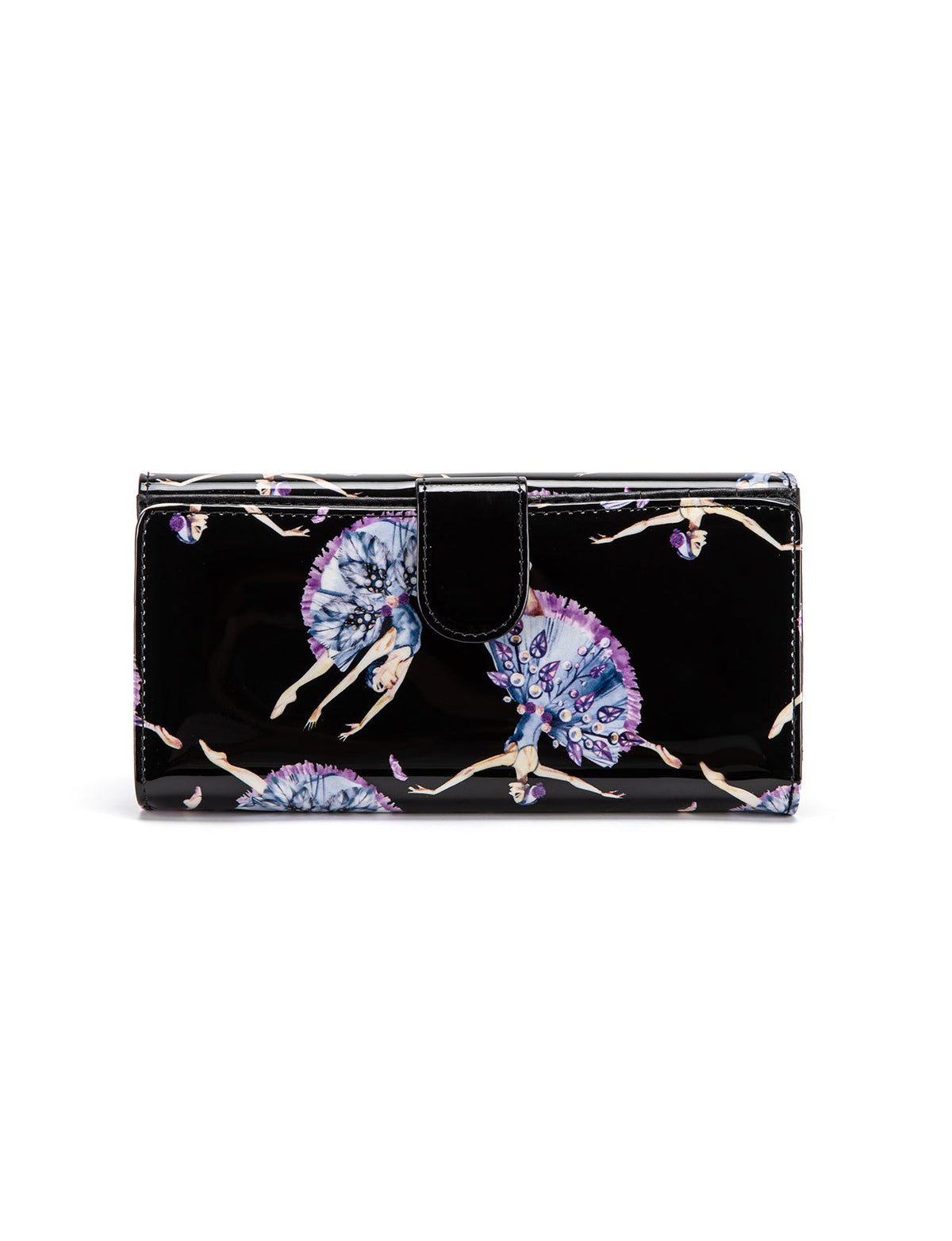 BALLERINA LARGE  PATENT LEATHER WALLET WITH RFID- WSF4801