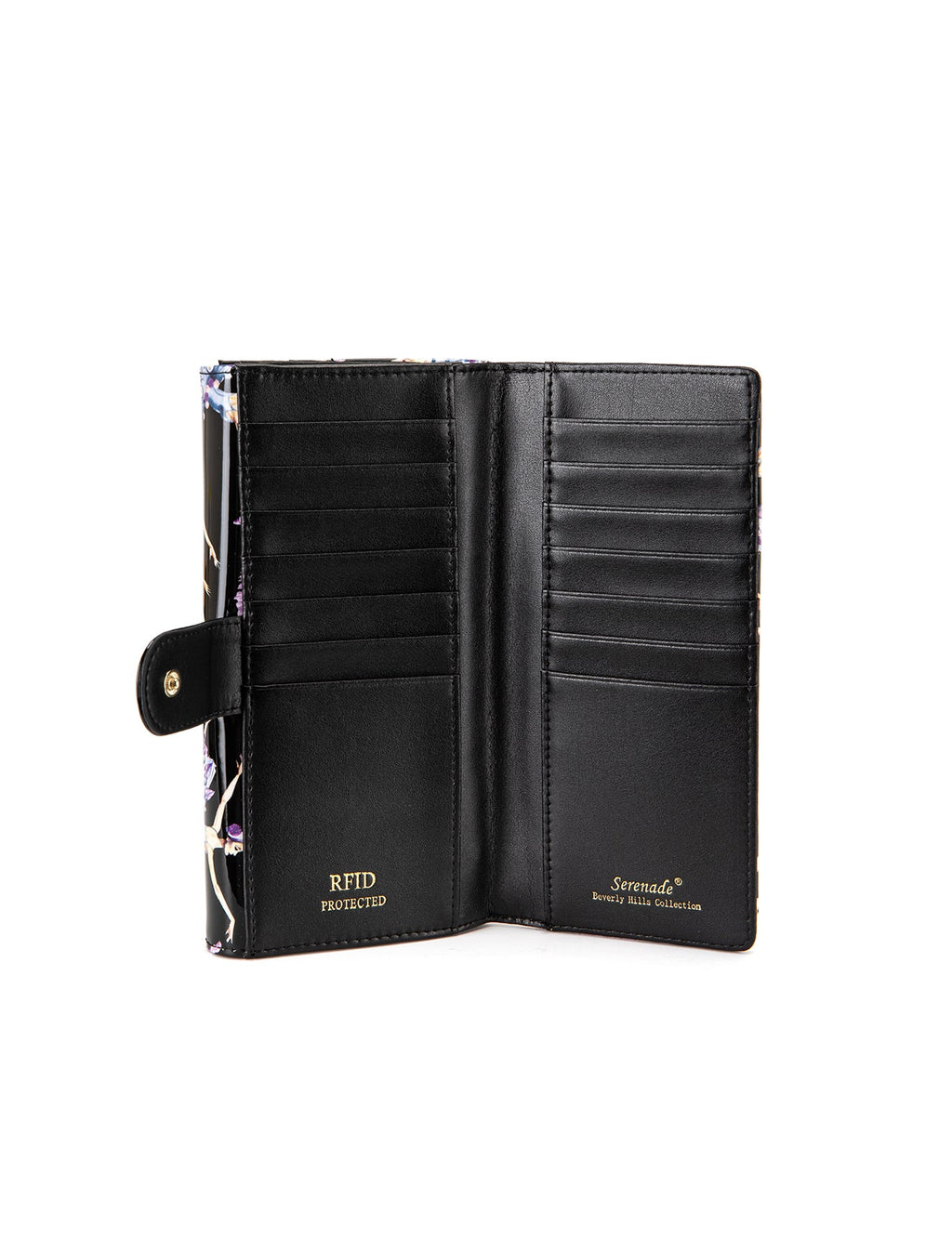 BALLERINA LARGE  PATENT LEATHER WALLET WITH RFID- WSF4801