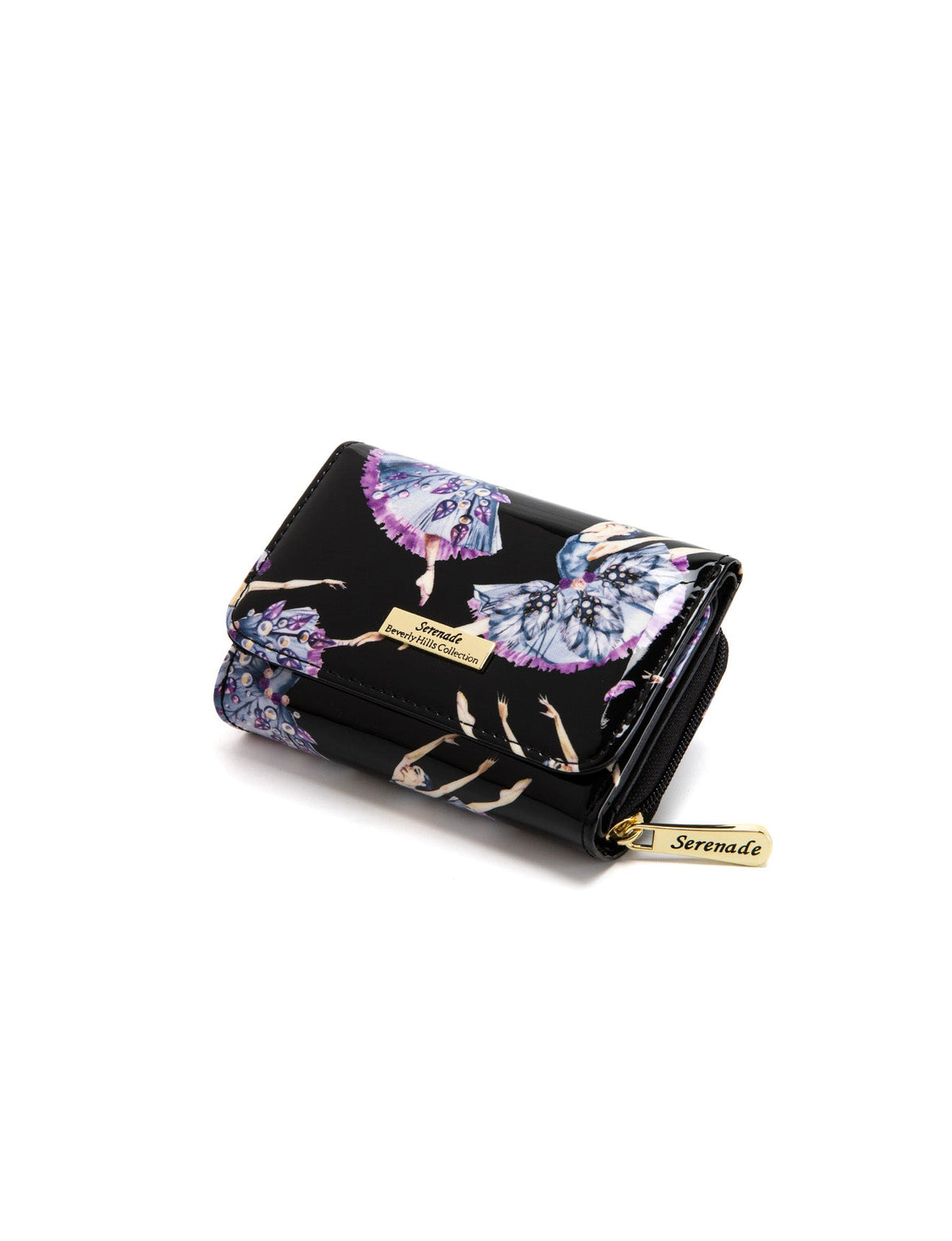 BALLERINA SML PATENT LEATHER WALLET WITH RFID- WSF4803
