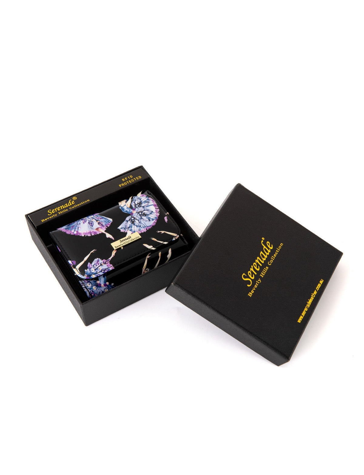 BALLERINA SML PATENT LEATHER WALLET WITH RFID- WSF4803