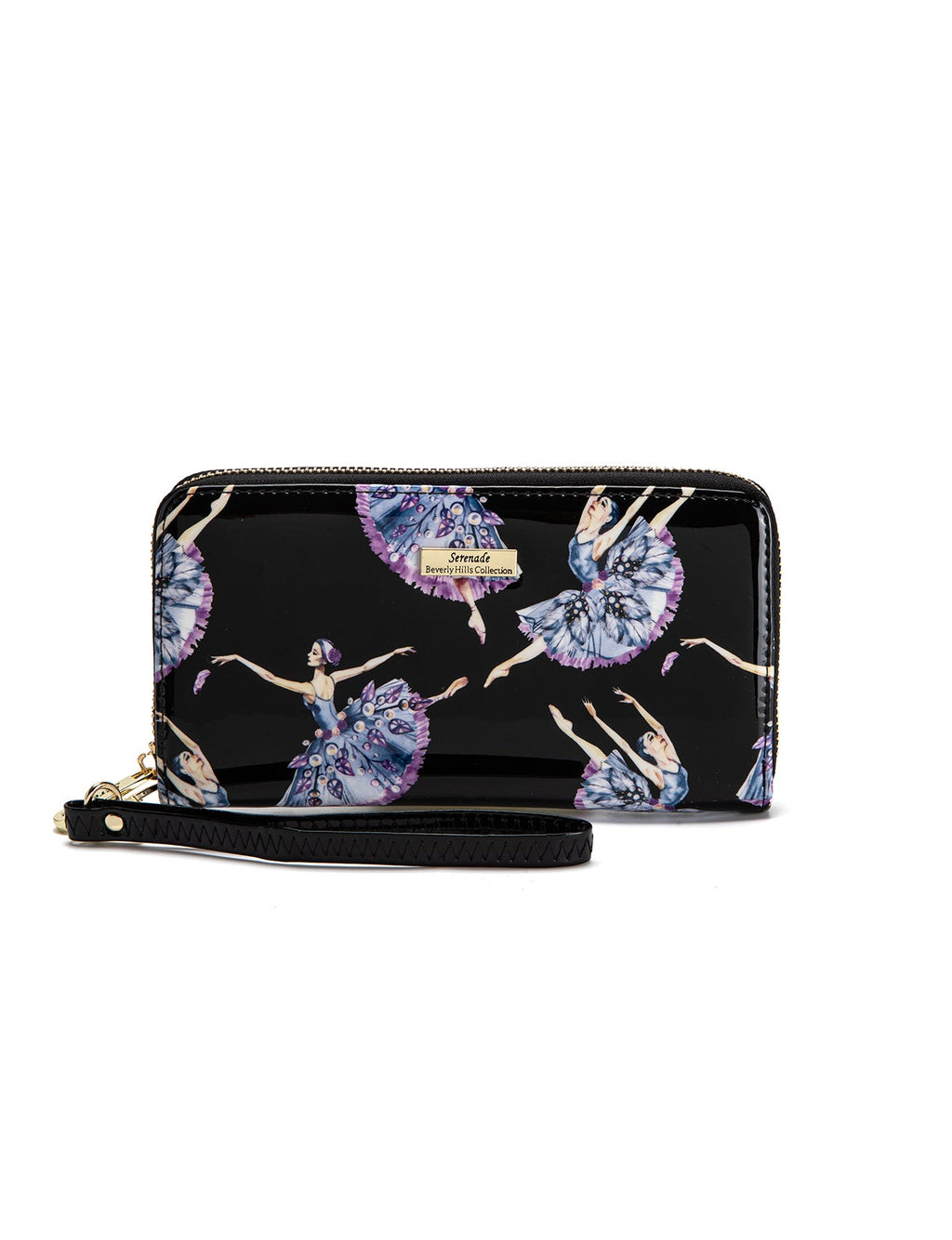BALLERINA AROUND LEATHER RFID WALLET- WSF4816
