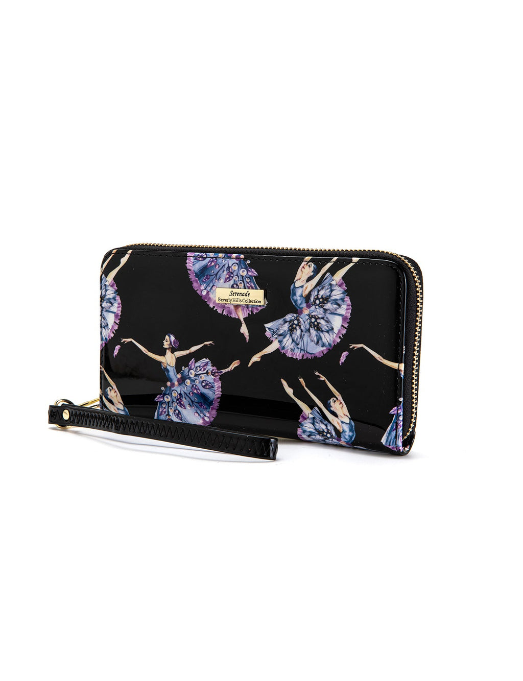 BALLERINA AROUND LEATHER RFID WALLET- WSF4816