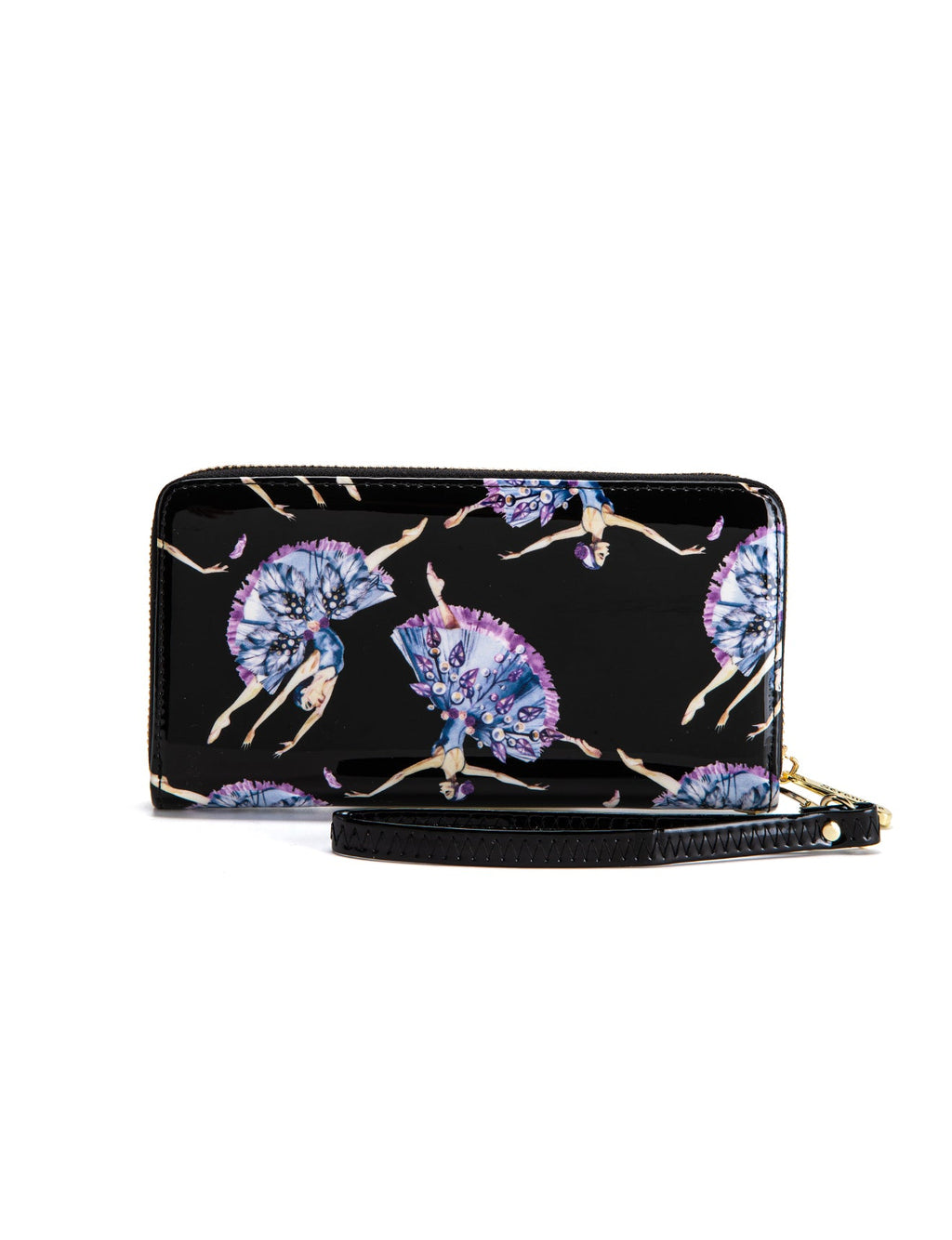BALLERINA AROUND LEATHER RFID WALLET- WSF4816