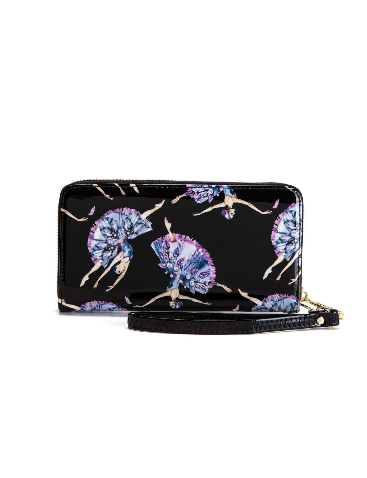 BALLERINA AROUND LEATHER RFID WALLET- WSF4816