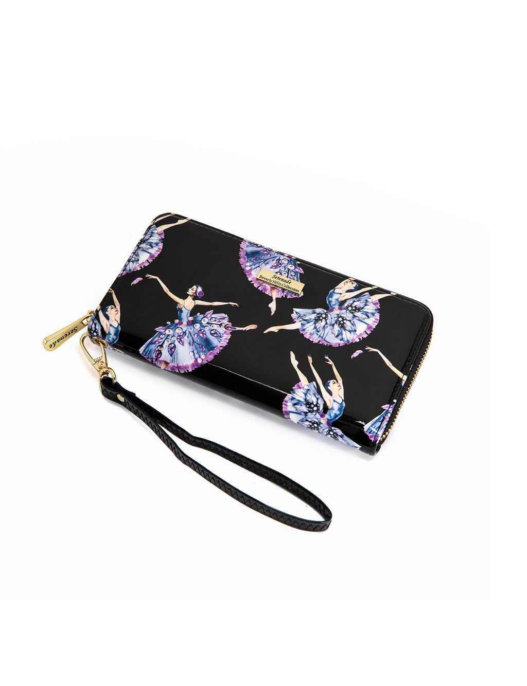 BALLERINA AROUND LEATHER RFID WALLET- WSF4816