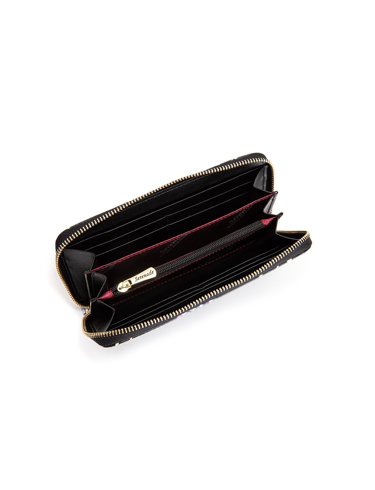 BALLERINA AROUND LEATHER RFID WALLET- WSF4816