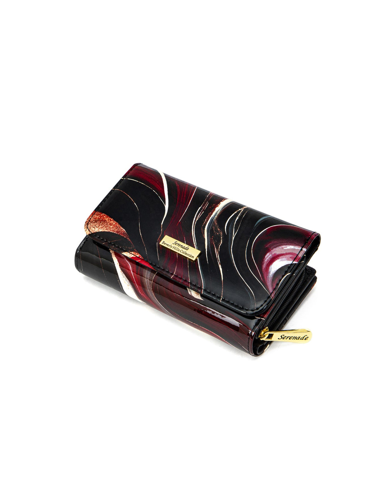 NEBULA MEDIUM PATENT LEATHER WALLET WITH RFID- WSF4902- NEW IN